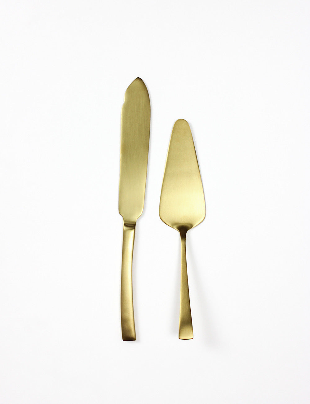 Gold Cake Server Set