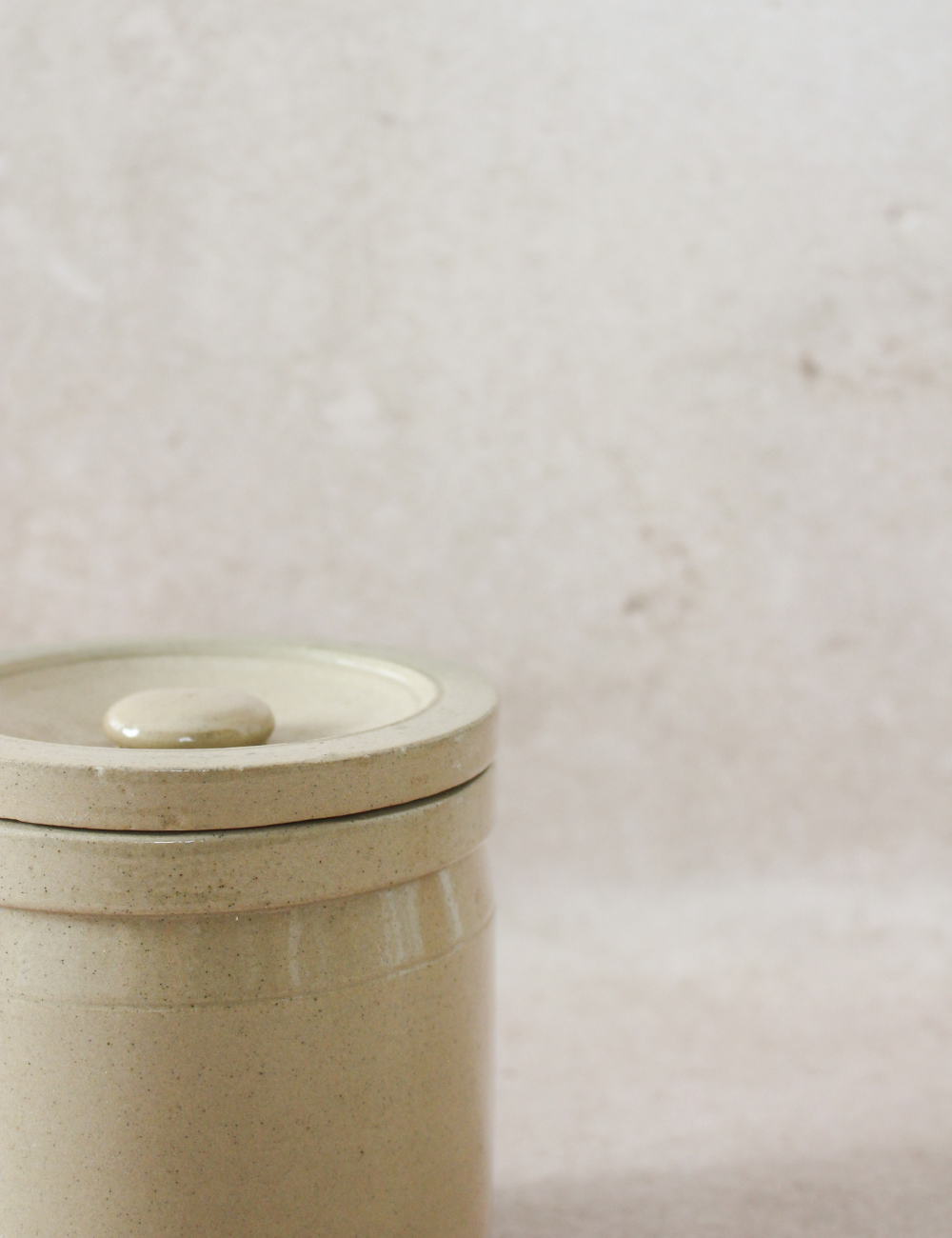 Vintage Stoneware Canister