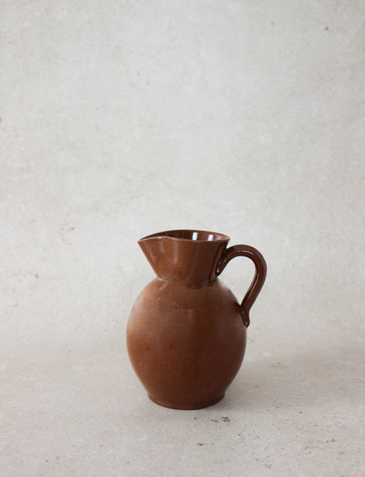 Vintage Brown Speckled Jug