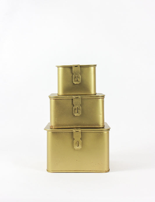 Square Brass Boxes